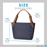 HP Renew 14" Laptoptas - Damestas - Tote - Blauw - 1A217AA