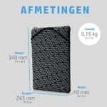HP Reversible Laptop sleeve - 14 inch - Grijs/Zwart - 2TX16AA