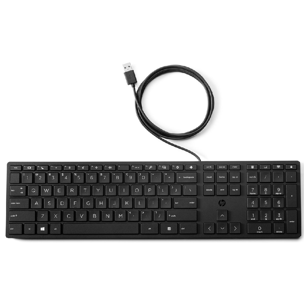 HP USB Slim Keyboard QWERTY US - L96909-L31