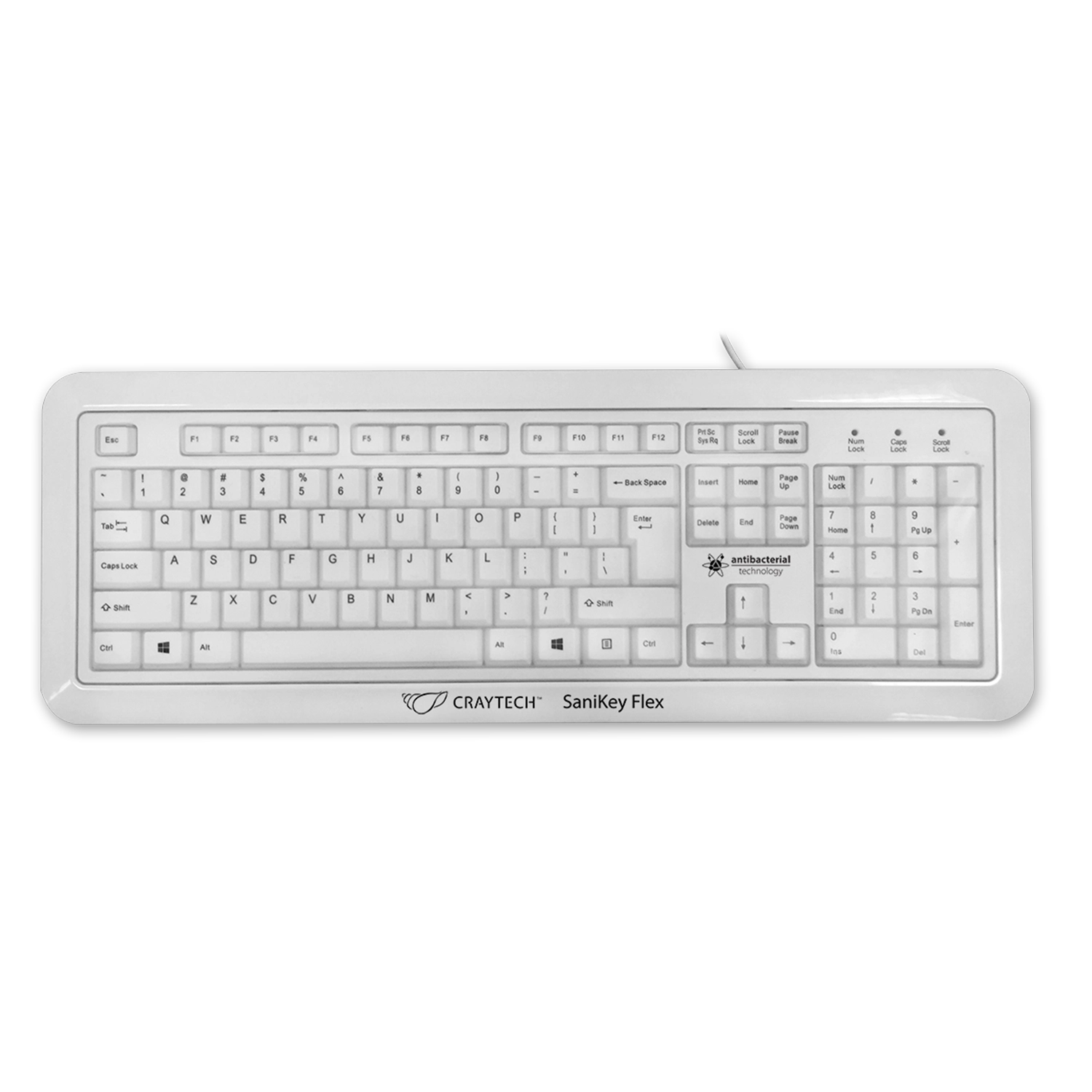 Craytech SaniKey Flex - hygiënisch toetsenbord