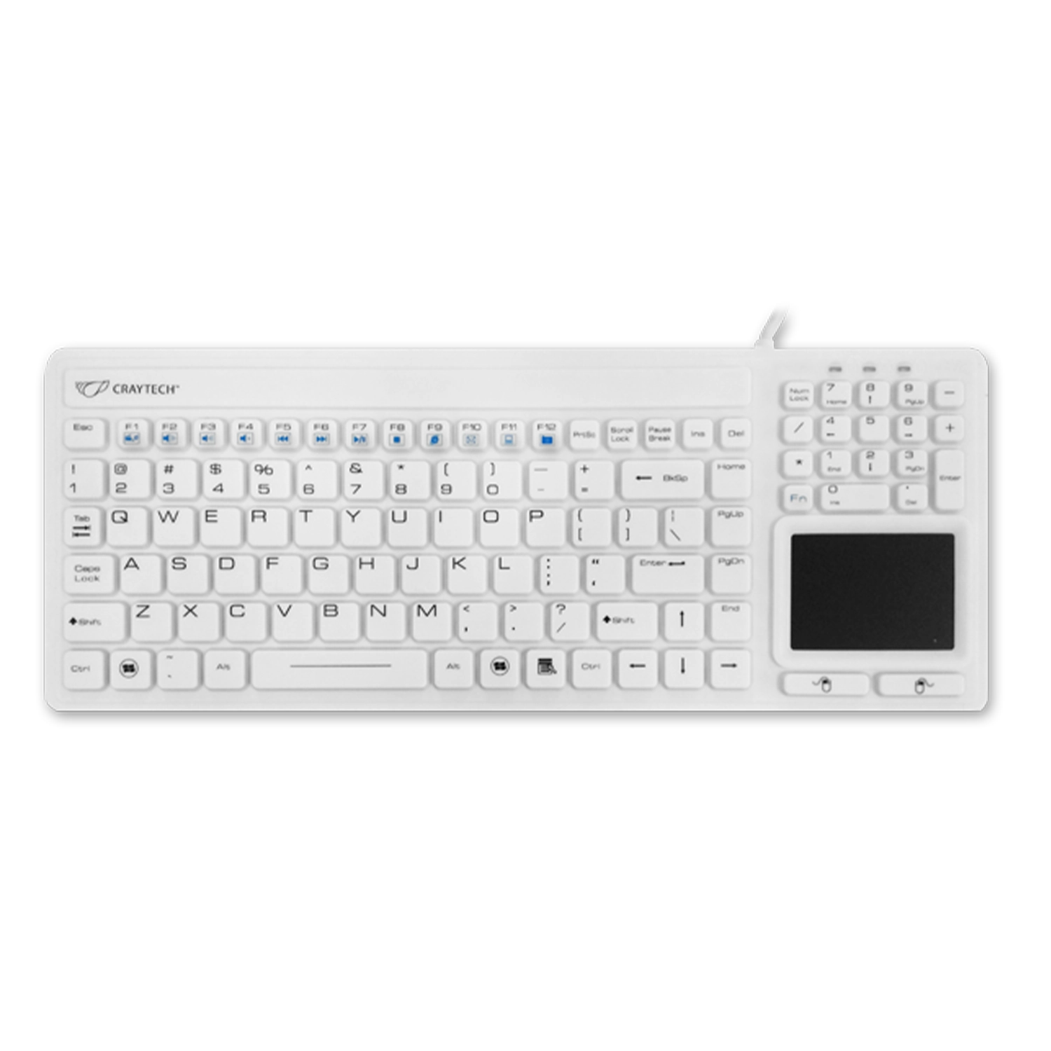 Craytech SaniKey Touch - hygiënisch toetsenbord