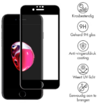 Selencia Premium Screenprotector voor iPhone SE (2020/2022) - Zwart