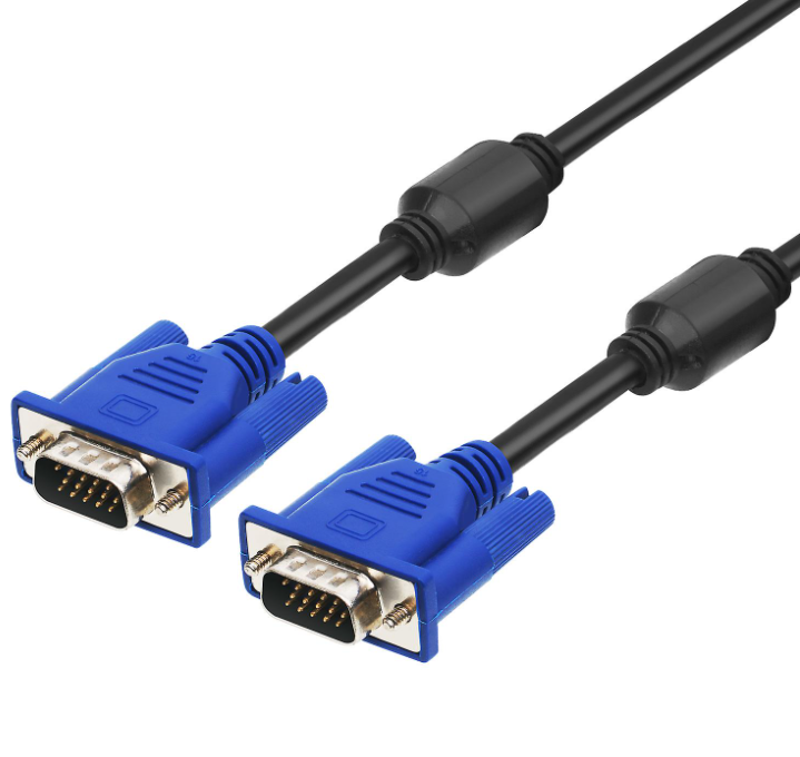 Dell VGA-kabel - 15 pin DSUB male-male - 1.8 meter - zwart