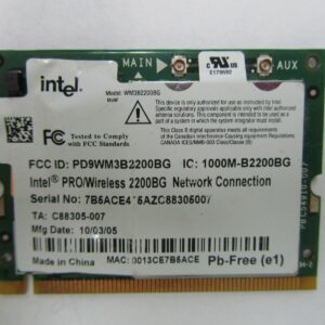 Intel PRO/Wireless 2200BG wireless network module WLAN