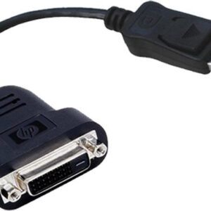 HP Display Port naar DVI-D adapter - Zwart - 481409-001