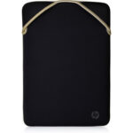 HP Protective Reversible 14 Black/Gold Laptop Sleeve - 2F1X3AA