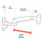 Ergotron LX Wandmonitorarm 45-243-026