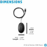 HP Desktop 320M muis met kabel