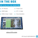 HP E24q G4 Monitor – 24″ QHD IPS – 2560×1440