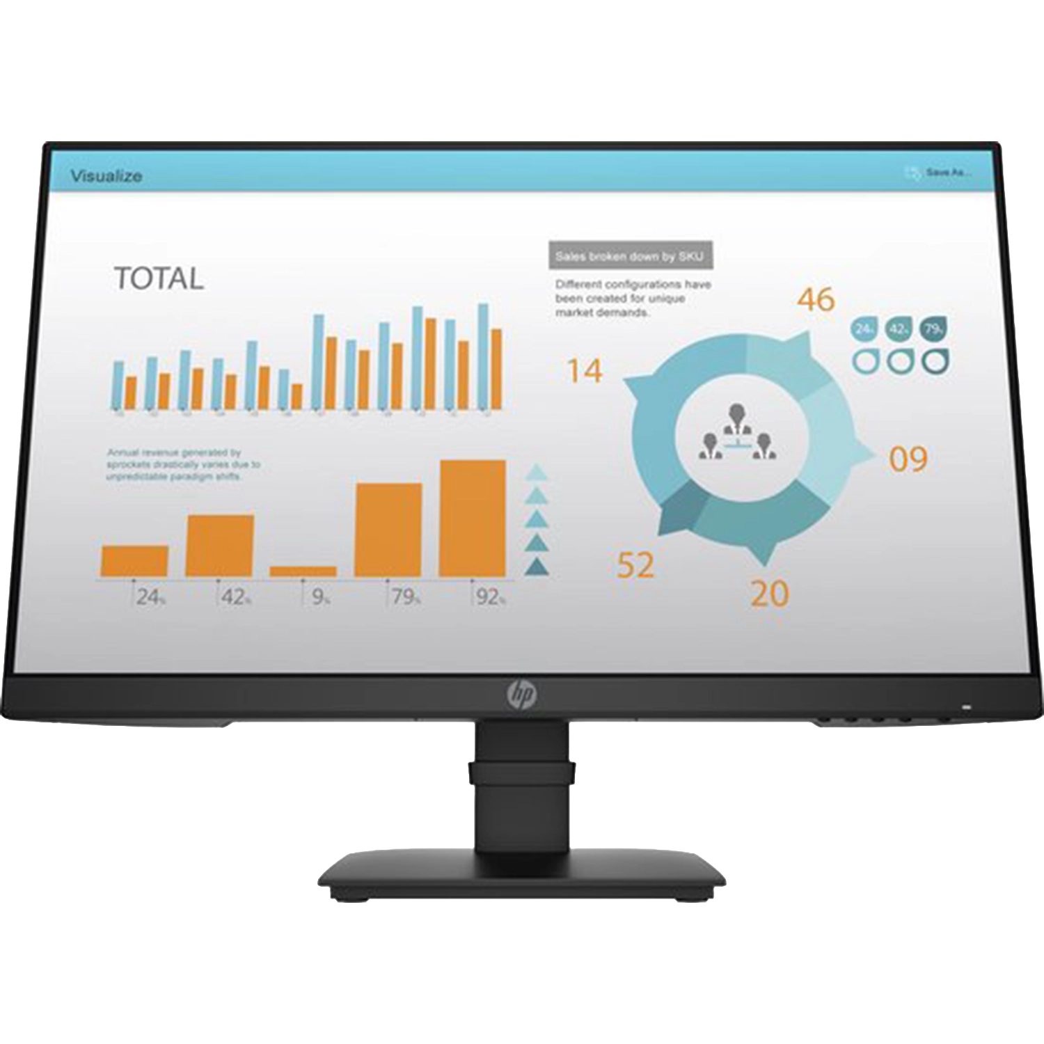 HP P24v G4 23,8″ Full HD Monitor, IPS