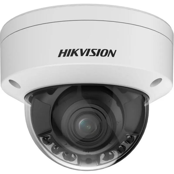 Hikvision 8 MP Smart Hybrid Light with ColorVu Moto Varifocal Dome Network Camera 2.8-12mm