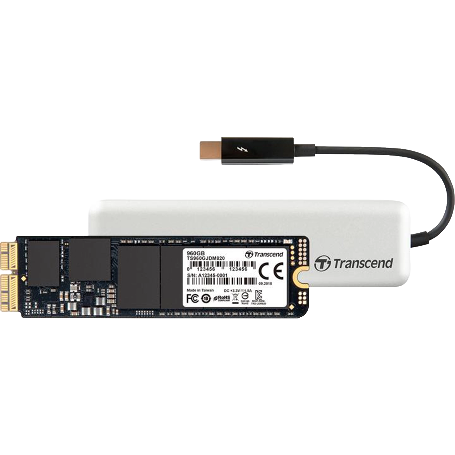 Transcend JetDrive 855 960 GB – Externe SSD in Behuizing – TS960GJDM855
