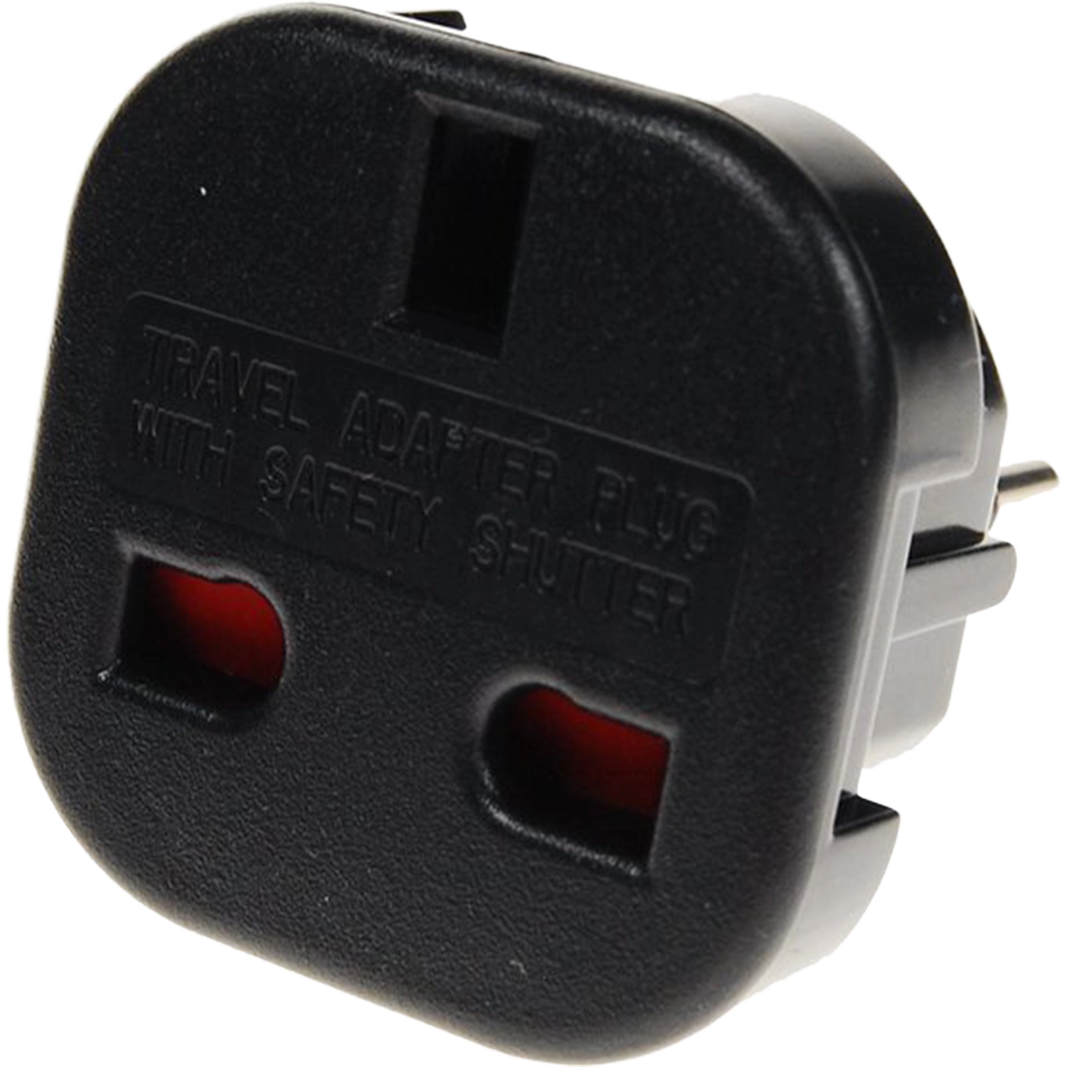 UK naar EU Reisstekker Adapter – Zwart