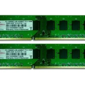 G.Skill NT 8GB (2×4GB) DDR3-1333 DIMM Kit