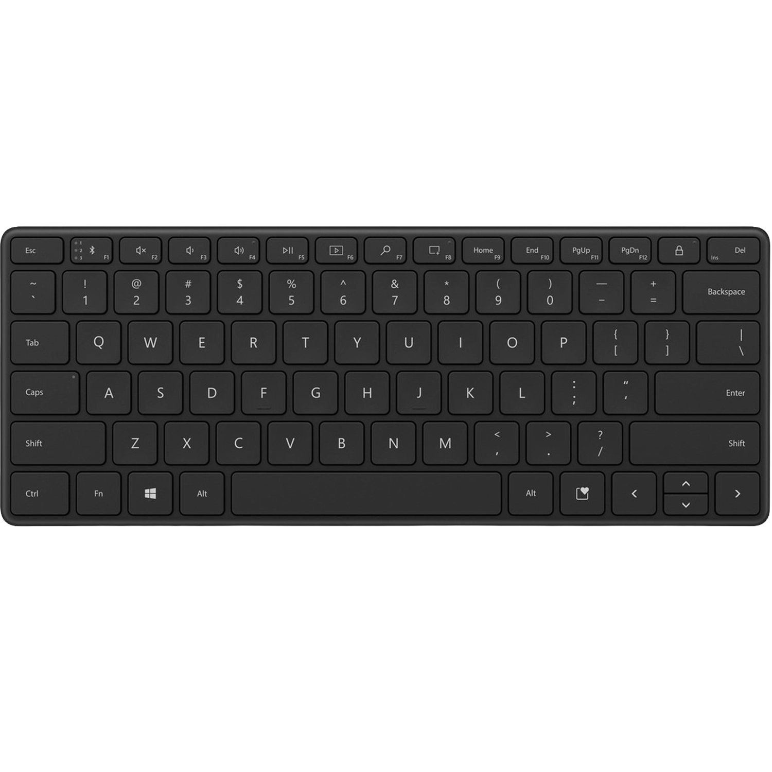 Microsoft Designer Compact – Draadloos toetsenbord – QWERTZ CH – Zwart