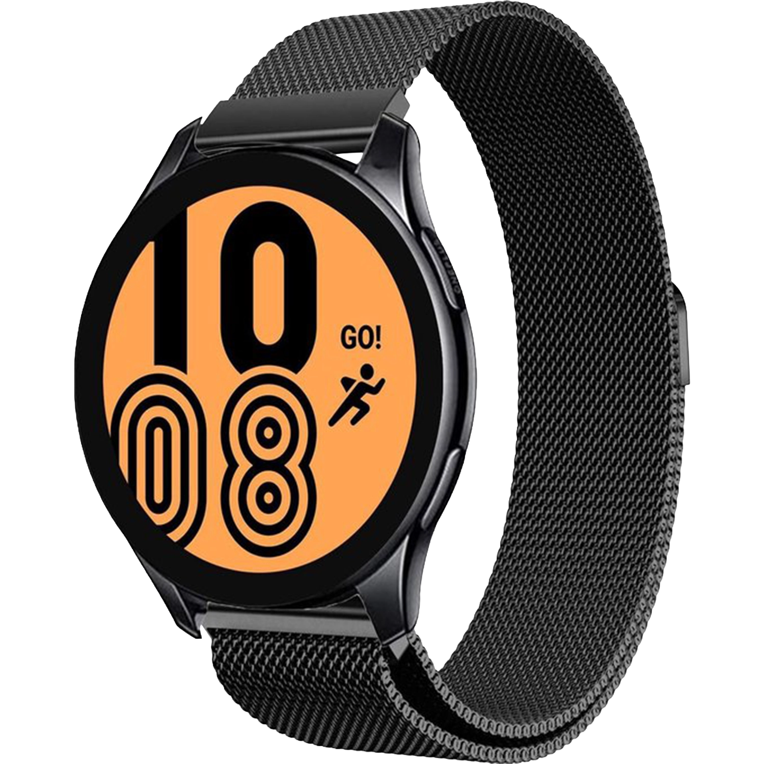 Samsung GP-TYR915HCABW – Milanese Band voor Galaxy Watch4/Watch5 44 mm – Zwart