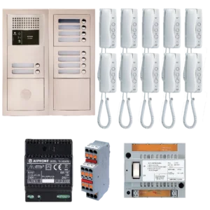 Aiphone GT-BA10F – Audio Intercom 10 Appartementen