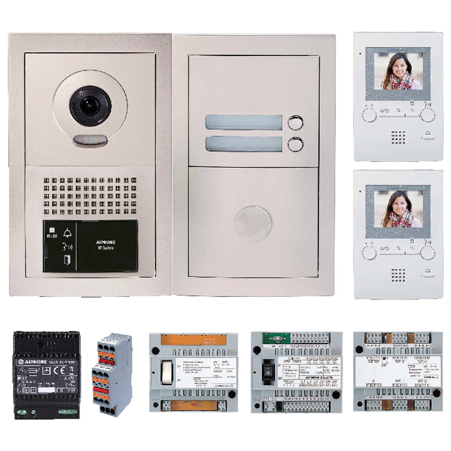 Aiphone GT-BV2F – Video Intercom 2 Appartementen