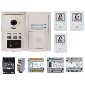 Aiphone GT-BV3F – Video Intercom 3 Appartementen
