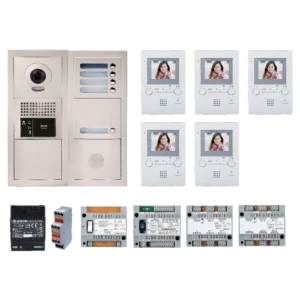 Aiphone GT-BV5F – Video Intercom 5 Appartementen