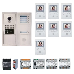 Aiphone GT-BV7F – Video Intercom 7 Appartementen