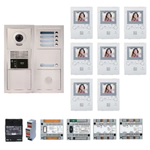 Aiphone GT-BV8F – Video Intercom 8 Appartementen