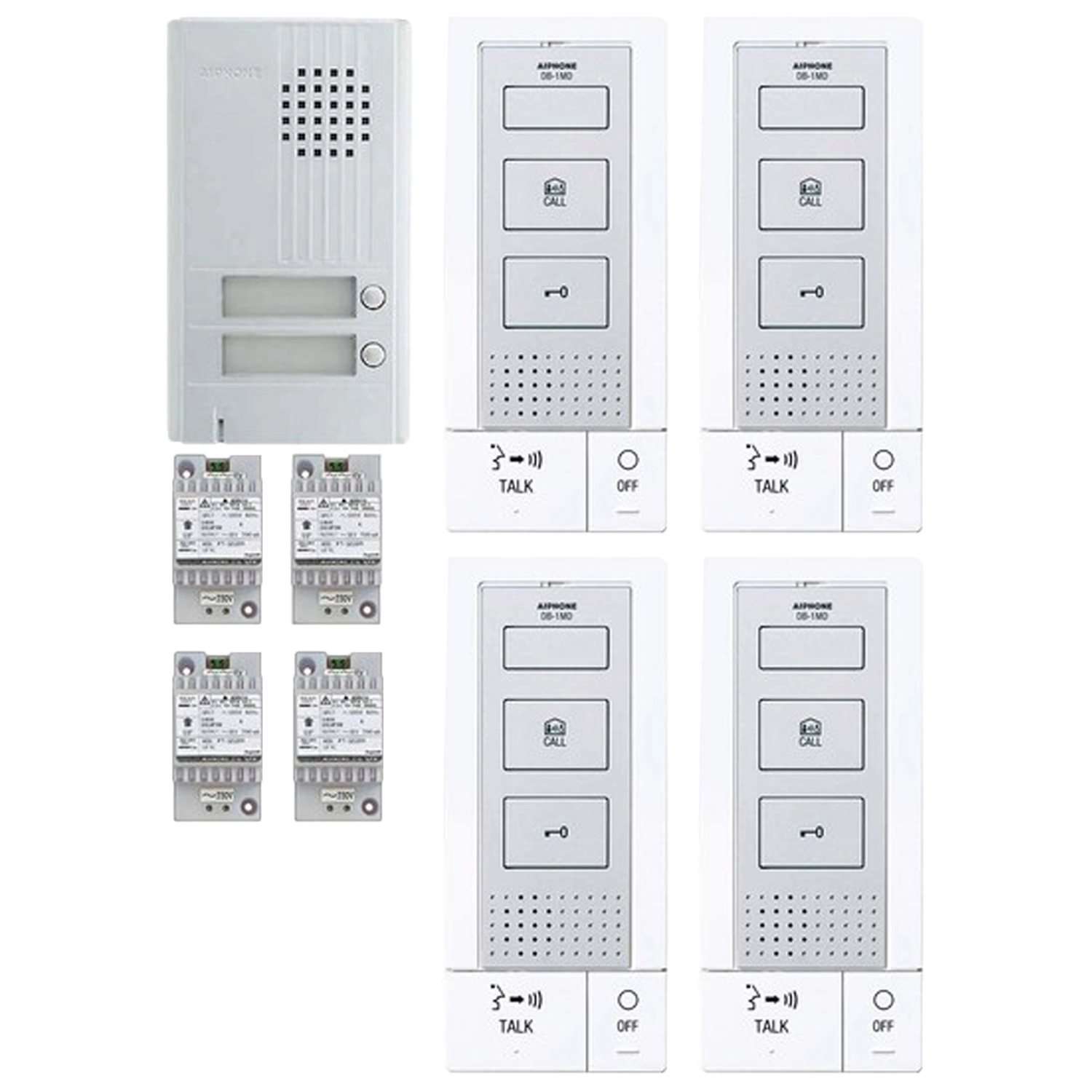 Aiphone KIT DB4 – Handsfree Audio Intercom 4 App.