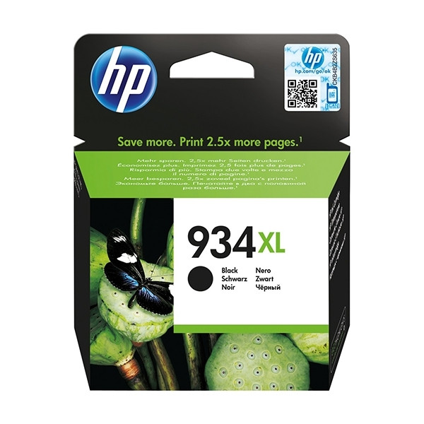 HP 934XL Originele Zwarte Inktcartridge - Hoge Capaciteit - C2P23AE