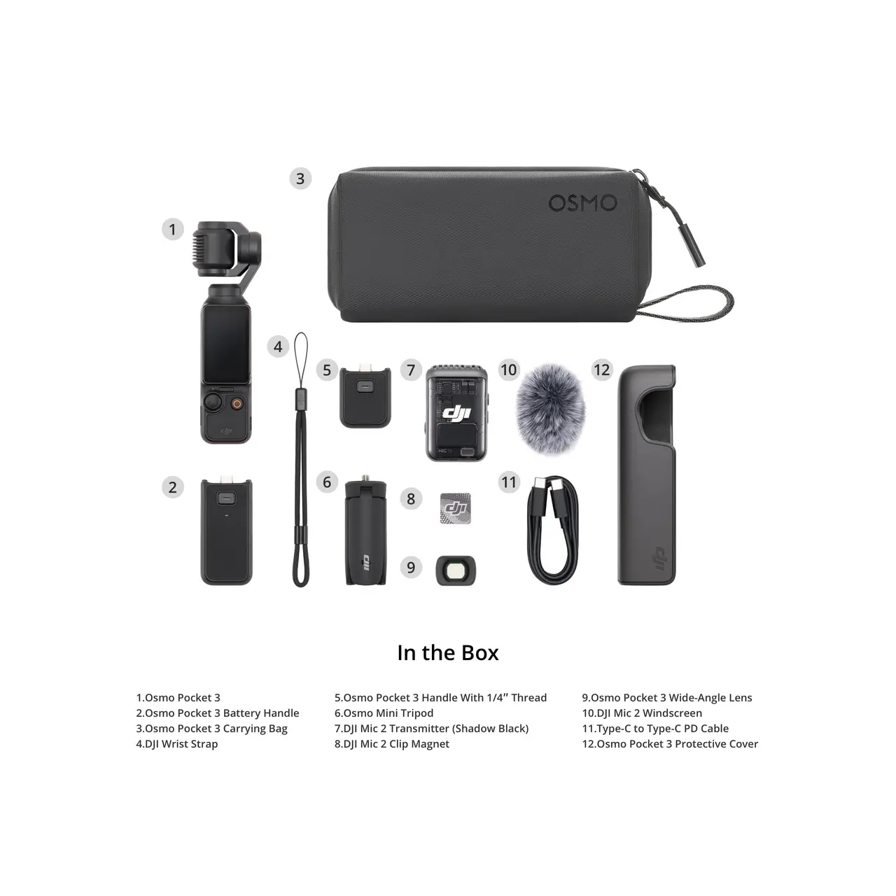 DJI Osmo Pocket 3 Creator Combo – 4K 1-inch CMOS